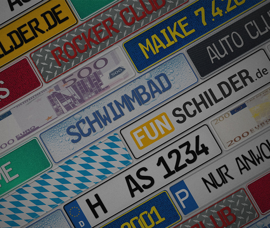 Kfz Kennzeichen Maschinen Schilder Und Zubehor A Sievers