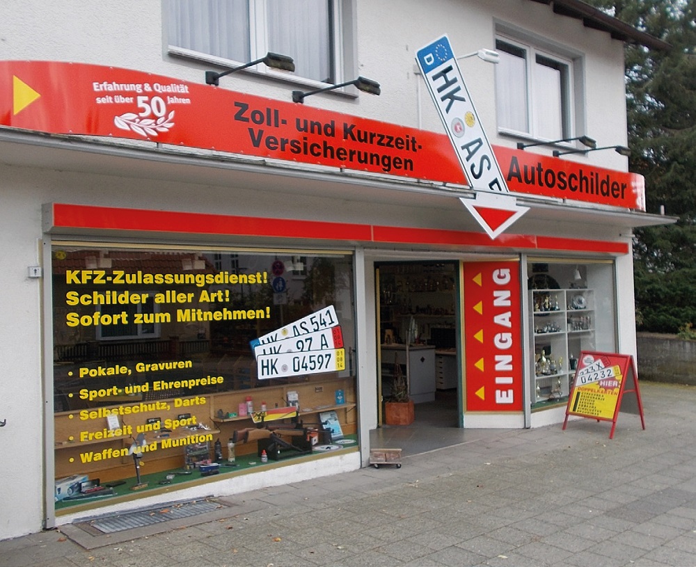 Beispiel Werbung Schilderpräger